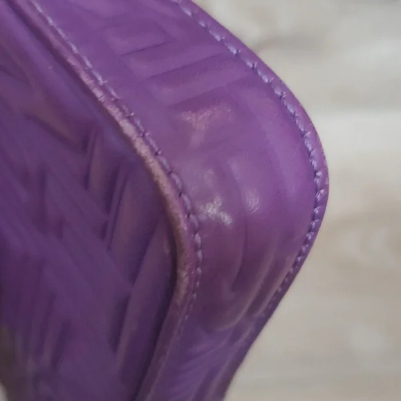 Fendi 2008 Leather Baguette Logo Embossed Mini - Picture 4 of 12